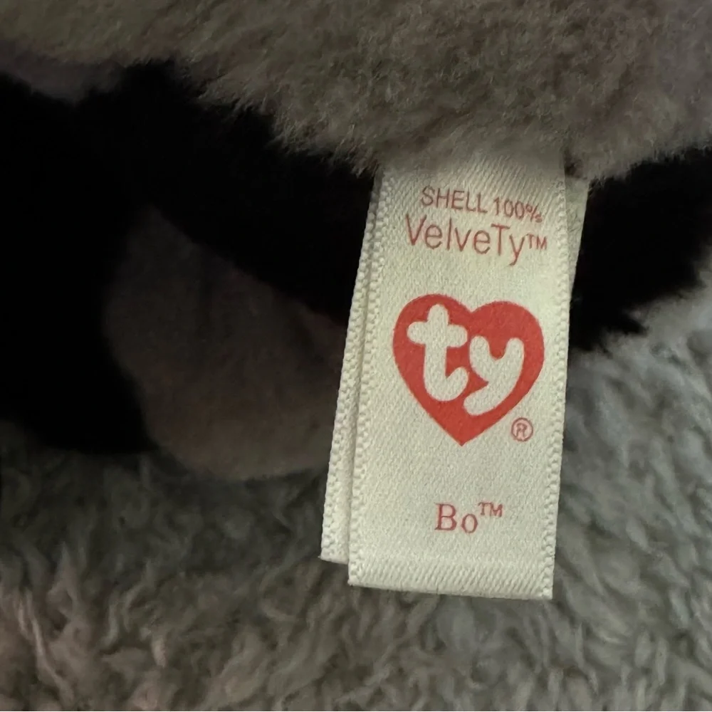 Ty Classic Bo Monkey Plush 9” Black Chimp Stuffed Animal Big Eyes Toy